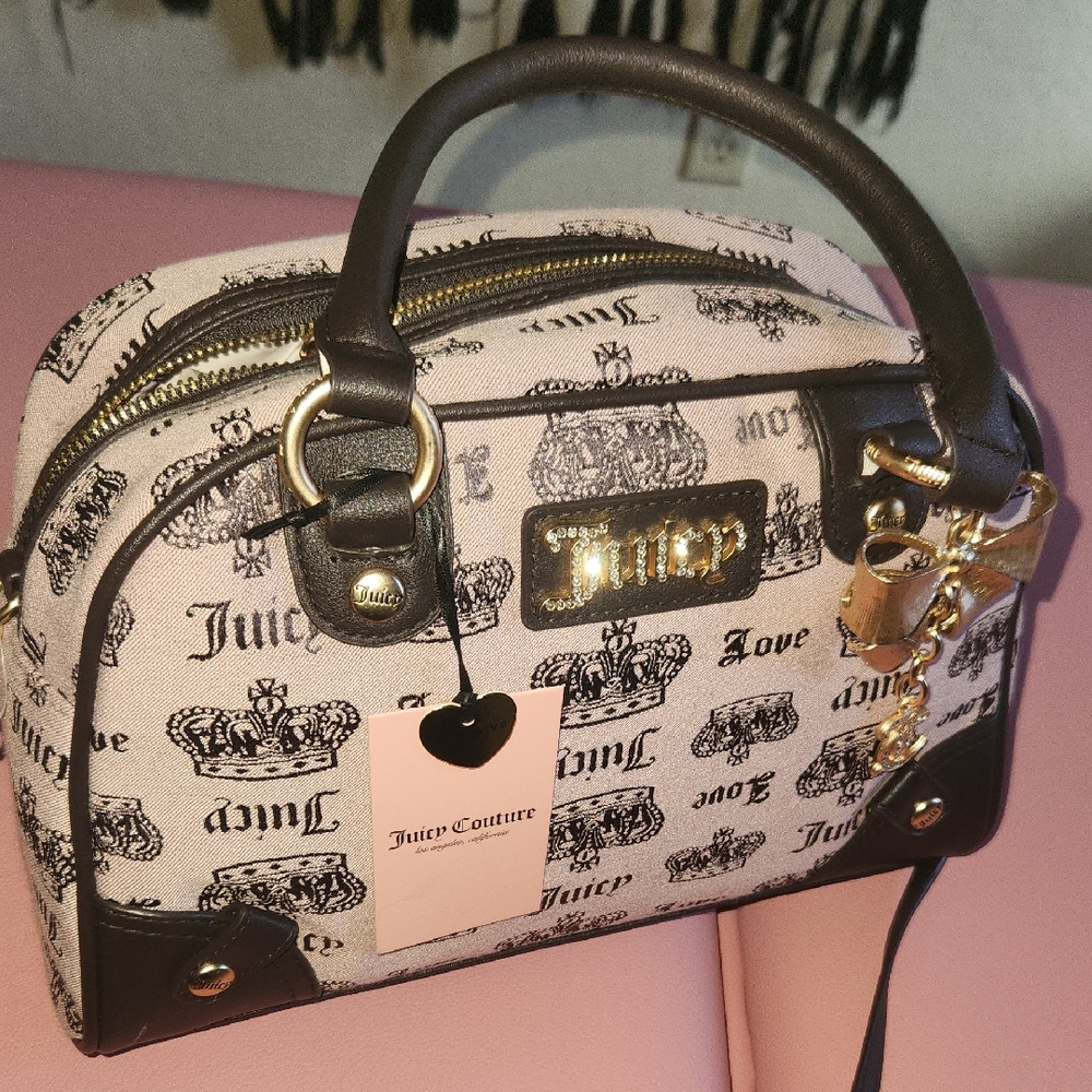 Juicy Couture "Tote" Bowler Bag - Vintage